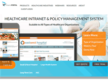 Tablet Screenshot of hospitalportal.net